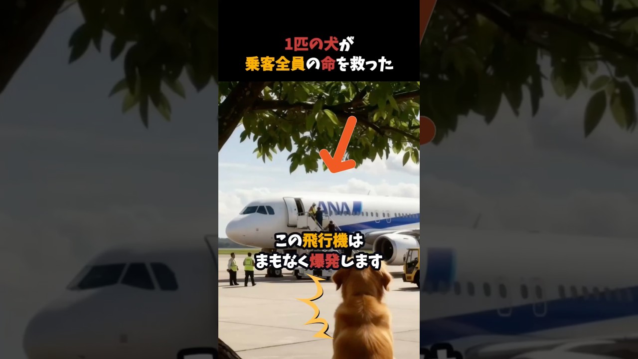 1匹の犬が乗客全員の命を救った #ゴールデンレトリバー #犬 #動物