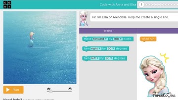 ฝึกให้ลูกเขียนโปรแกรมแบบง่ายๆ ด้วยเกม FROZEN จาก code.org