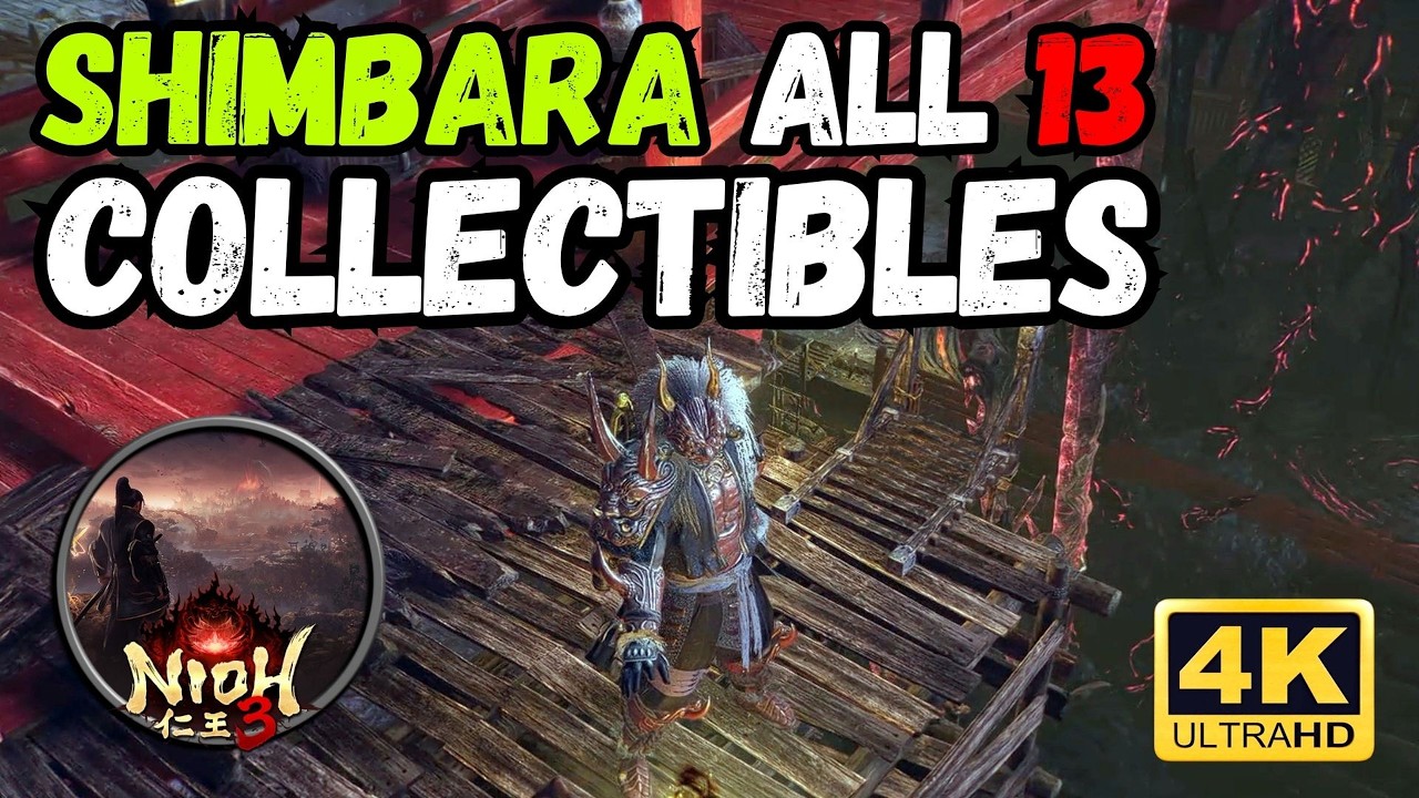 Nioh 3 | Shimbara All 13 Collectibles Walkthrough | 4K 60FPS 🥷🏻☯️ #nioh3 #rpg #soulsgames