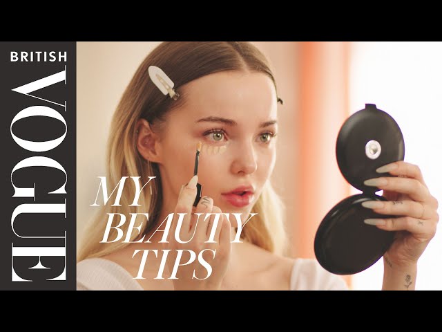 Dove Cameron’s Romantic Day-To-Night Look | My Beauty Tips | British Vogue class=