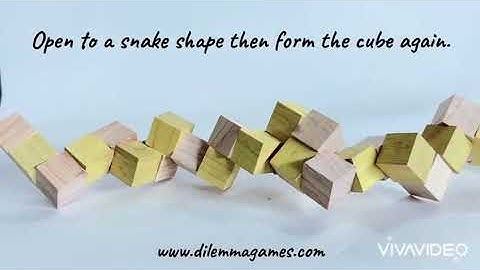 VIPER SNAKE CUBE, solution presented by DILEMMA GAMES