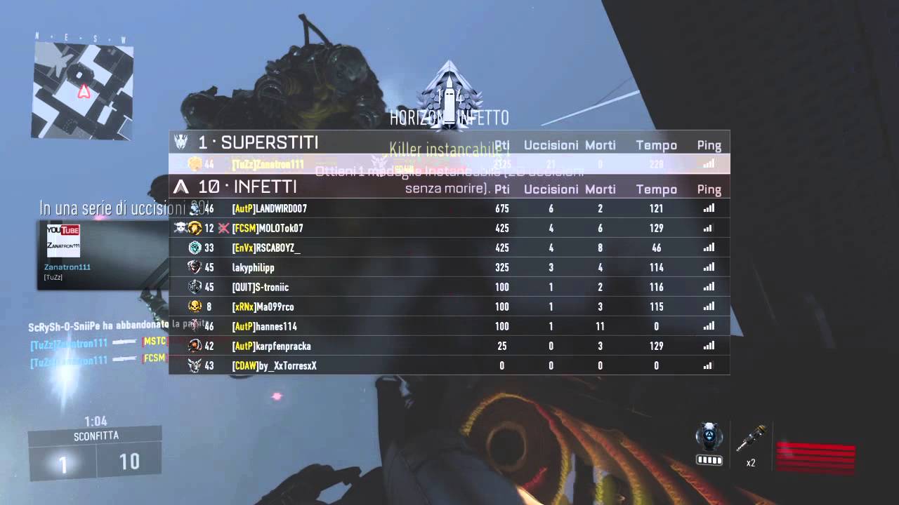 Call of Duty®: Advanced Warfare DNA Infetto HORIZON GLITCH!!!!!