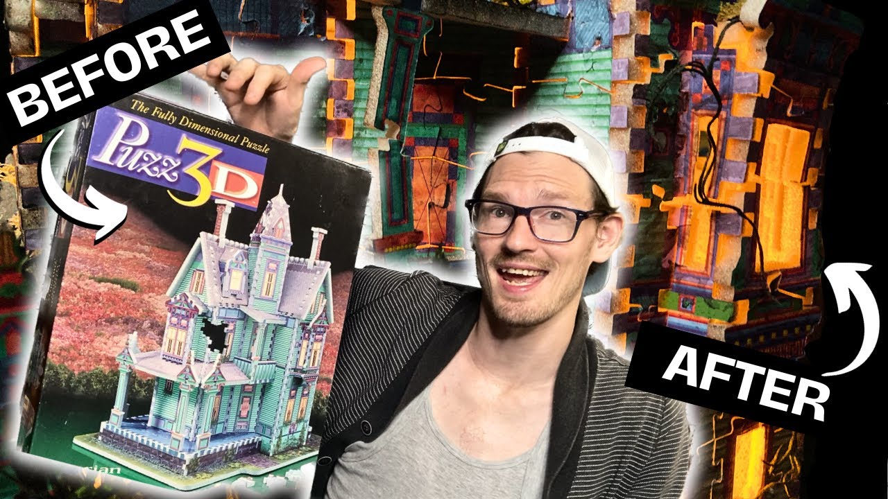 I turned this Puzz3D into a HAUNTED HOUSE - YouTube