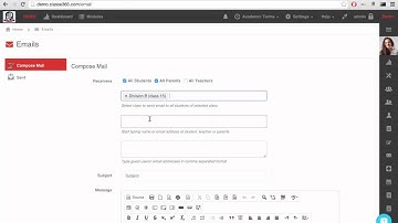 Classe365 - Messaging Module | classe365.com