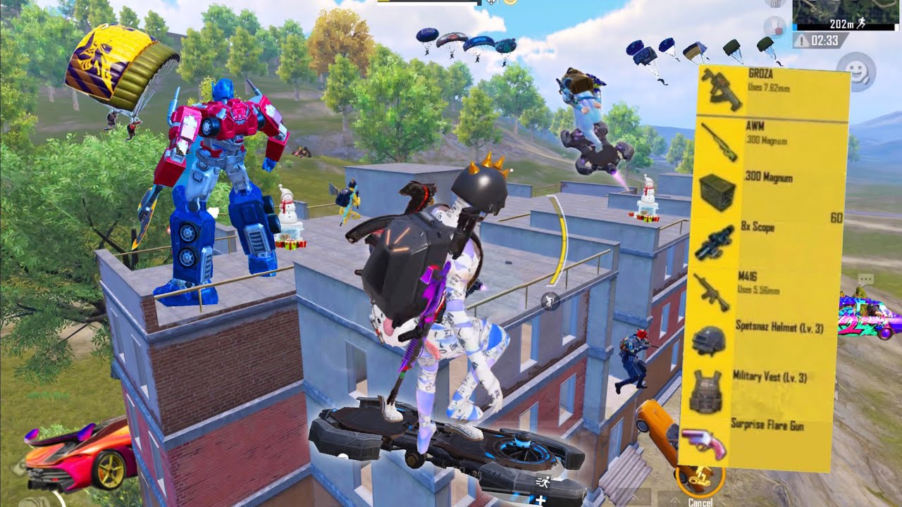 MOST INTENSE FIGHT AGAINST OPTIMUS PRIME😱PUBG Mobile