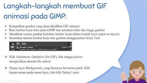 TIK KELAS V MEMBUAT GIF ANIMASI DENGAN GIMP