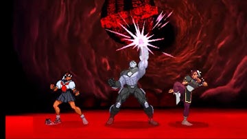 Marvel vs Capcom 2: Chun li, Sakura, and War Machine arcade playthrough