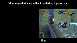 Comparison for exit Graveyard (5 bombs vs 10 bombs dampe farm)