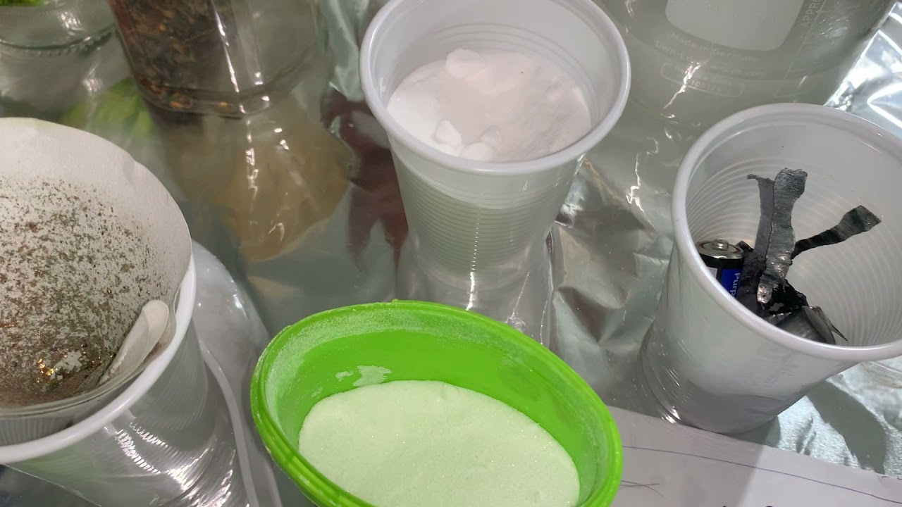 خطوات اذابة قشور الذهب وكيف تجعل الاسلاك المعدنية تصدأ وتخرج قشور الذهب