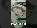 Epic Player 380 Drawing | Squid Game Fan Art in Stunning Detail #SquidGame #Player380 #SquidGameArt