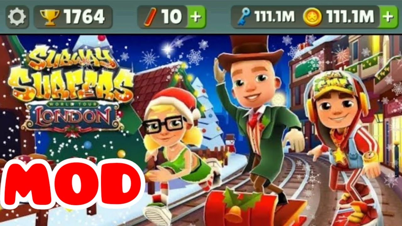 SUBWAY SURFERS GAMEPLAY LONDON CHRISTMAS 2018 - BUDDY - SPEEDER MONACO  SPECIAL - OPEN MYSTER BOXES - Yo…