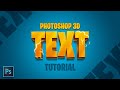 How to make 3d text in photoshop easy  tutorial by edwarddzn