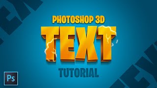 How To Make 3D Text In Photoshop Easy - Tutorial By Edwarddzn