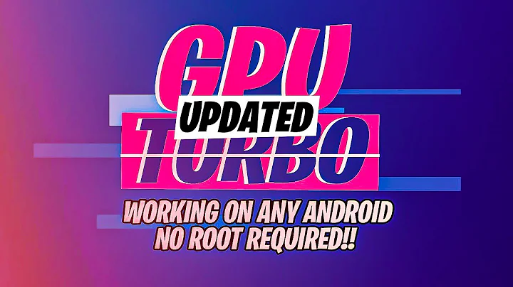 Boost Android GPU EXTREME FPS |✅ Increase Gaming Performance Speed Up Android, NO ROOT!! (Updated)