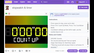 Sasuke timer demo