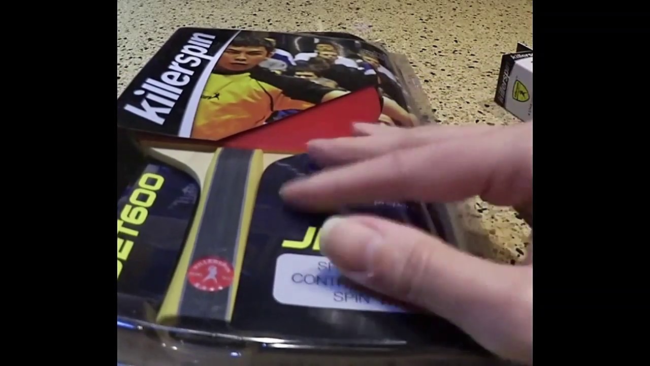 Killerspin Table Top Tennis Rackets and Balls-