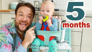 FIVE MONTH OLD BABY👶🏼  GROWTH UPDATE✋🏼