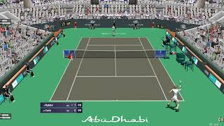 Andrey Rublev VS Borna Coric | Mubadala Abu Dhabi | Tennis Elbow 2013 CPU vs CPU | Simulation