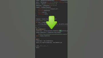 Load credentials into Google Analytics Data GA4