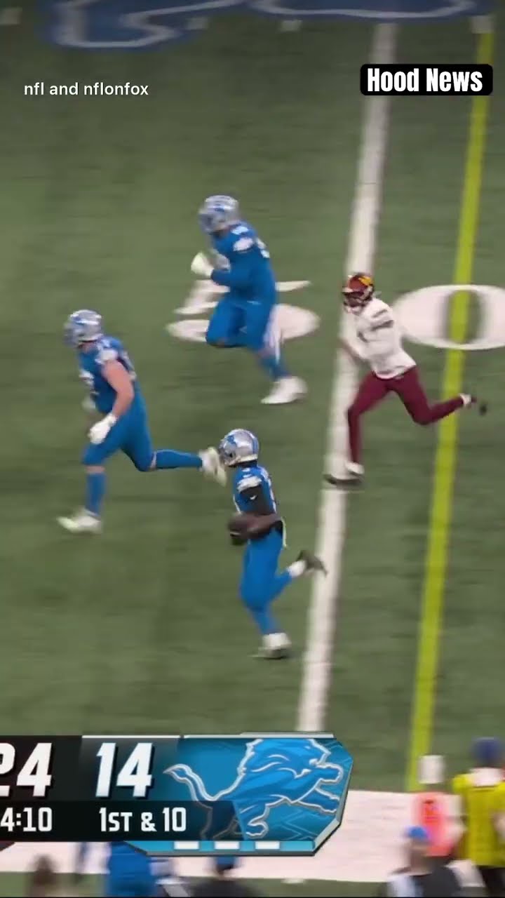Insane trick play #hoodnews #detroitlions #NFL #sports #football #viralvideo #omg #how #wow #howto