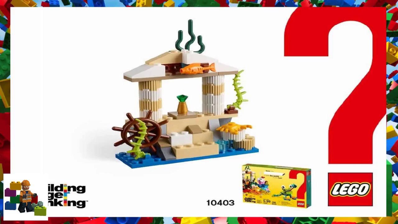 LEGO instructions - Classic - Building Bigger Thinking - 10403 World Fun - Atlantis - YouTube