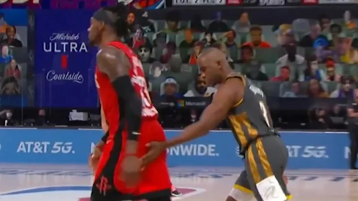 Chris Paul knocks down the tough 3, then has a pat for Robert Covington | Game 6 | Thunder-Rockets