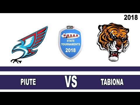 1A Girls Basketball: Piute vs Tabiona High School UHSAA 2018 State Tournament Single Loss Semifinals