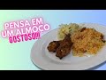 Almoço Delicioso e Saudável: Frango a Passarinho na Airfryer com Arroz Temperado!