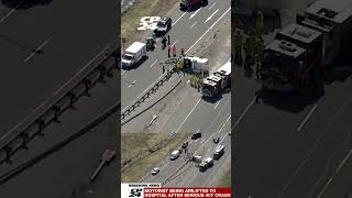 Driver airlifted to hospital after serious crash on Hwy. 407