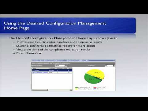 Microsoft SCCM 2007 Using the Desired Configuration Management Home ...