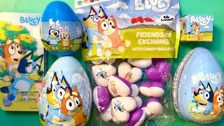 Asmr unboxing Bluey Easter Eggs