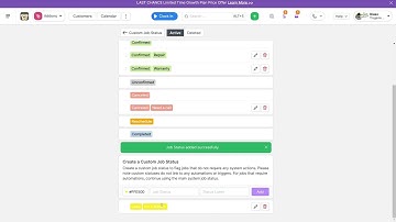 GorillaDesk Custom Job Status