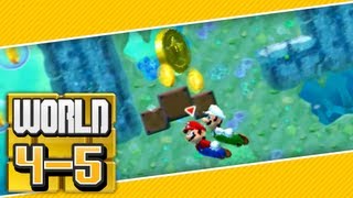New Super Mario Bros. 2 - World 4-5 (Co-op) 100%