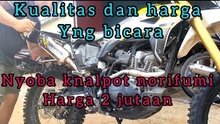 crf ganti knalpot norifumi original roket 4 makin bertenaga@harahapchanelofficial01