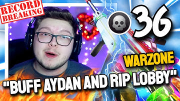 *NEW* WARZONE Aydan Almost a World Record?! Aydan Drops 36 Kills in Warzone 💀