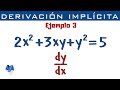 Derivación implícita | Ejemplo 3