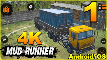 MudRunner Mission The Rig Android Gameplay Walkthrough Part 1 (Mobile Gameplay, Android, iOS)