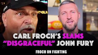 “JOHN FURY IS A DISGRACE, A TYPICAL BIG BULLY.” Carl Froch slams John Fury for headbutt incident