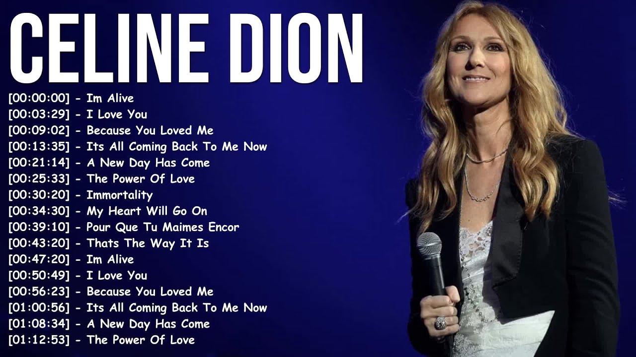 Céline Dion Top 20 Songs Timeless Classics & Ballads YouTube