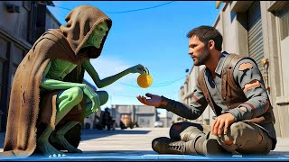 An Alien Beggar Gave Stranded Human His Only Coin, In Return, We Covered Their Planet With Diamonds