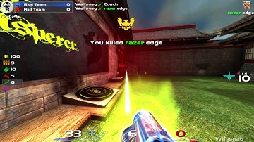 Japanese Castles Quad run/supporting flag (Quake Live: CTF)