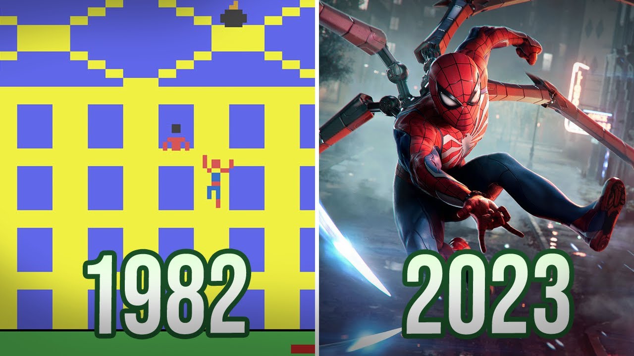 A evolução dos jogos do Spider-Man