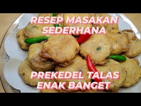 Perkedel Ubi Talas