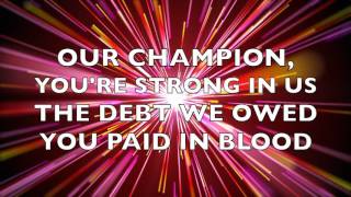 CHAMPION BY BRYAN & KATIE TORWALT - LYRIC VIDEO chords