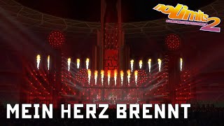 [Nolimits Coaster 2] Rammstein - Mein Herz Brennt - Stadium Stage Lighting Recreation