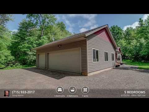 6904 158th Ave, Bloomer, WI home video tour