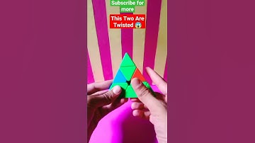 🥺 Pyramid Last Two Edges Solve😎🔥 #shorts #cube #viral
