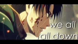 [AMV] Attack on Titan | we all fall down