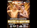 Saul bustos vs martin martinez  full fight