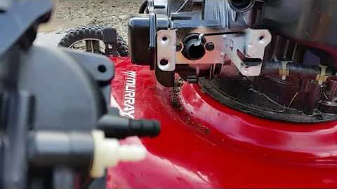 Plastic carburetor removal and replacement Briggs & Stratton